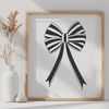 Hand-Drawn Bow Design A simple, hand-drawn SVG bow design.