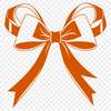 Intertwined Loop Bow Design A delicate ribbon bow made up of intertwined loops and swirls.