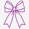 Hand-Tied Bow Illustration A simple, hand-tied bow in a neutral color with a subtle sheen.