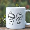 Free Vector Bow Design for Crafts and Gifts A decorative ribbon-like bow, designed as a vector graphic for various uses.