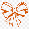 Handmade Bow Design Simple ribbon-style bow design, ideal for craft projects and gift wrapping.