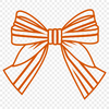 Beautiful Vector Bow Illustration A colorful, decorative bow with intricate details, ideal for crafting and design projects.