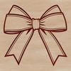 Colorful Ribbon Decor A colorful ribbon bow used as a decorative element on a gift or present.