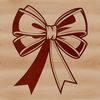 A beautiful digital bow illustration for crafts and designs A digital bow illustration in a vector format, suitable for various designs and crafts.