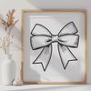 SVG Bow Design for Crafting A decorative bow design created as a vector image in SVG format.