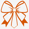 Beautiful Clip Art Bow A digital bow graphic designed as a vector art element suitable for various applications.