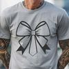 Simple Hand-Drawn Bow Vector Design A simple, hand-drawn bow design made from vector lines and shapes.