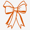 Free SVG Bow Template Download A decorative bow clip art design suitable for crafting projects like Christmas gifts or birthday presents.