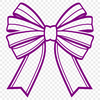 A simple illustration of a colorful bow, perfect for crafting and DIY projects.
