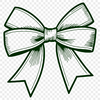 Colorful Ribbon Style Bow Design A colorful ribbon-style bow with rounded edges and symmetrical shape, perfect for decorating gifts or party favors.