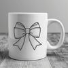 Free SVG Craft Clip Art A decorative bow designed for crafts and DIY projects.