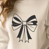 Beautiful Ribbon Knot Decoration A decorative ribbon bow with ends tied in a knot.