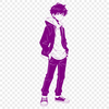 Simple Boy Illustration A digital illustration of a young boy in a simple, clean design.