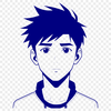 Adorable Youth Figure Illustration A vector illustration of a young boy in a simple pose.