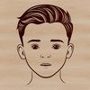 Free Vector Child Graphics A simple illustration of a young boy in various poses, suitable for design projects.