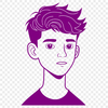 Casual Kid Vector Image A young child in casual clothing, suitable as vector art.