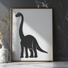 Stunning Brachiosaurus - For Laser Engraver Project