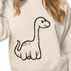 Stunning Baby Dinosaur In DXF Format - Free Download