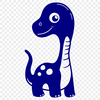 Stunning Dino Clipart - Free DXF Download