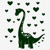 Stunning Brachiosaurus SVG, PNG, PDF And DXF Files