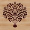 Anatomy Study SVG Artwork A detailed illustration of the human brain with ornate details, suitable for anatomy study or design projects.