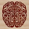 Anatomy of the Mind High-quality vector illustration of the human brain anatomy, suitable for use in various graphic design projects.