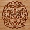 Brain Diagram Vector Art Detailed SVG diagram of the brain showcasing its complex structure.