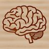 Simple Vector Graphics Design A vector graphics representation of the brain for educational or design purposes.