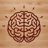 An accurate simple line drawing illustration of the human brain anatomy.