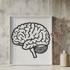 Unique Brain - Cricut PNG