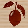 Lemon Fruit Clip Art SVG Illustration of a lemon, a type of citrus fruit commonly used in cooking and baking.