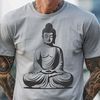 Buddha Icon SVG File for Digital Designs Buddhist icon in vector format, suitable for digital and print designs.