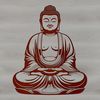 Free Buddha Clipart Design A vector illustration of the Buddha in a serene pose, suitable for use in various digital designs and crafts.