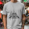 Buddhist Temple Vector Design An intricately designed Buddhist temple building in a vector format.