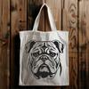 Stunning Bulldog In SVG - For Free Download, Commercial Use