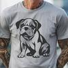 Unique Bulldog In PDF & PNG