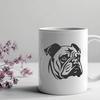 Artistic Bulldog In DXF