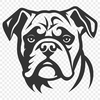 Free Unique Bulldog Stencil