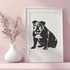 Beautiful Bulldog In SVG, PNG, PDF And DXF File Formats - Free