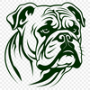 Artistic Bulldog DXF - Free Commercial Use Download