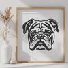 Dog Artwork In SVG, PNG, PDF And DXF Formats