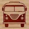 Free Vector Bus Design A digital illustration of a bus, designed as vector art.