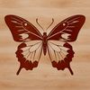A colorful illustration of a butterfly with intricate details, suitable for various digital applications.