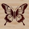 A colorful illustration of a butterfly with intricate details, suitable for various design purposes.