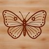 A colorful illustration of a butterfly with intricate details, suitable for various design projects.