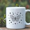 Ornate Butterfly In DXF Free Commercial Use Download