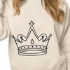 Detailed Crown Design SVG A detailed digital illustration of a regal crown in vector format.