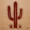 SVG Cactus Clip Art Free Download A detailed illustration of a cactus plant in the desert landscape.