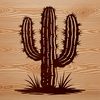 Desert Dwellers Delight A prickly succulent plant with a thick stem and sharp spines, commonly found in desert environments.