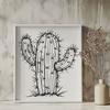 Stunning Cactus In PDF And PNG